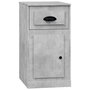 Voir la diapositive 2 : VIDAXL Armoire laterale avec tiroir gris beton 40x50x75 cm