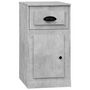 Voir la diapositive 2 : VIDAXL Armoire laterale avec tiroir gris beton 40x50x75 cm