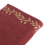 Voir la diapositive 2 : ACTUEL Serviette de toilette fantaisie en coton 450 g/m²