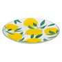 Voir la diapositive 2 : SECRET DE GOURMET Lot de 6 Assiettes Plates  Citrons  26cm Multicolore
