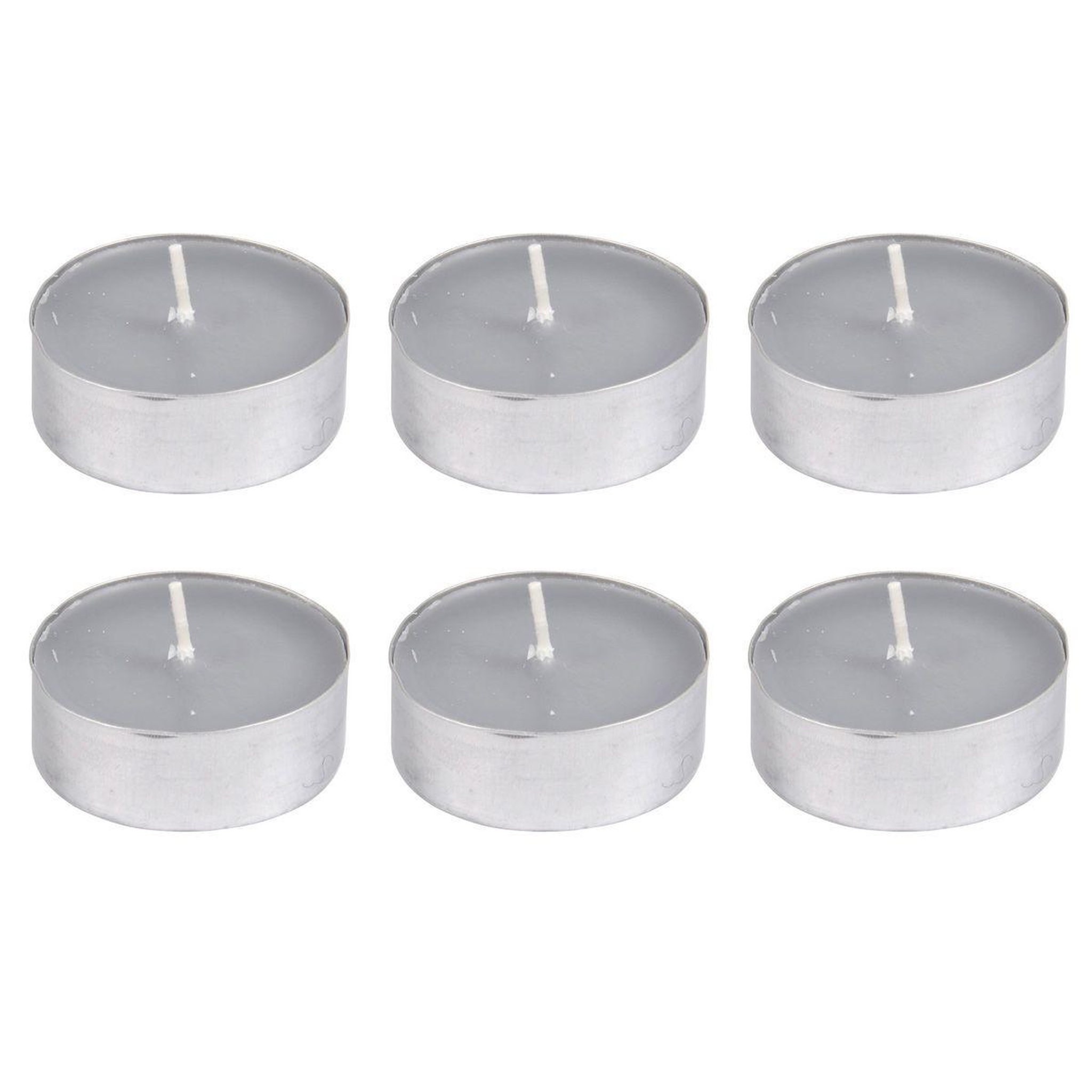 Voir la diapositive 1 : HOMEA Lot de 6 Bougies Chauffe-Plat  Essentiel  5,5cm Musc