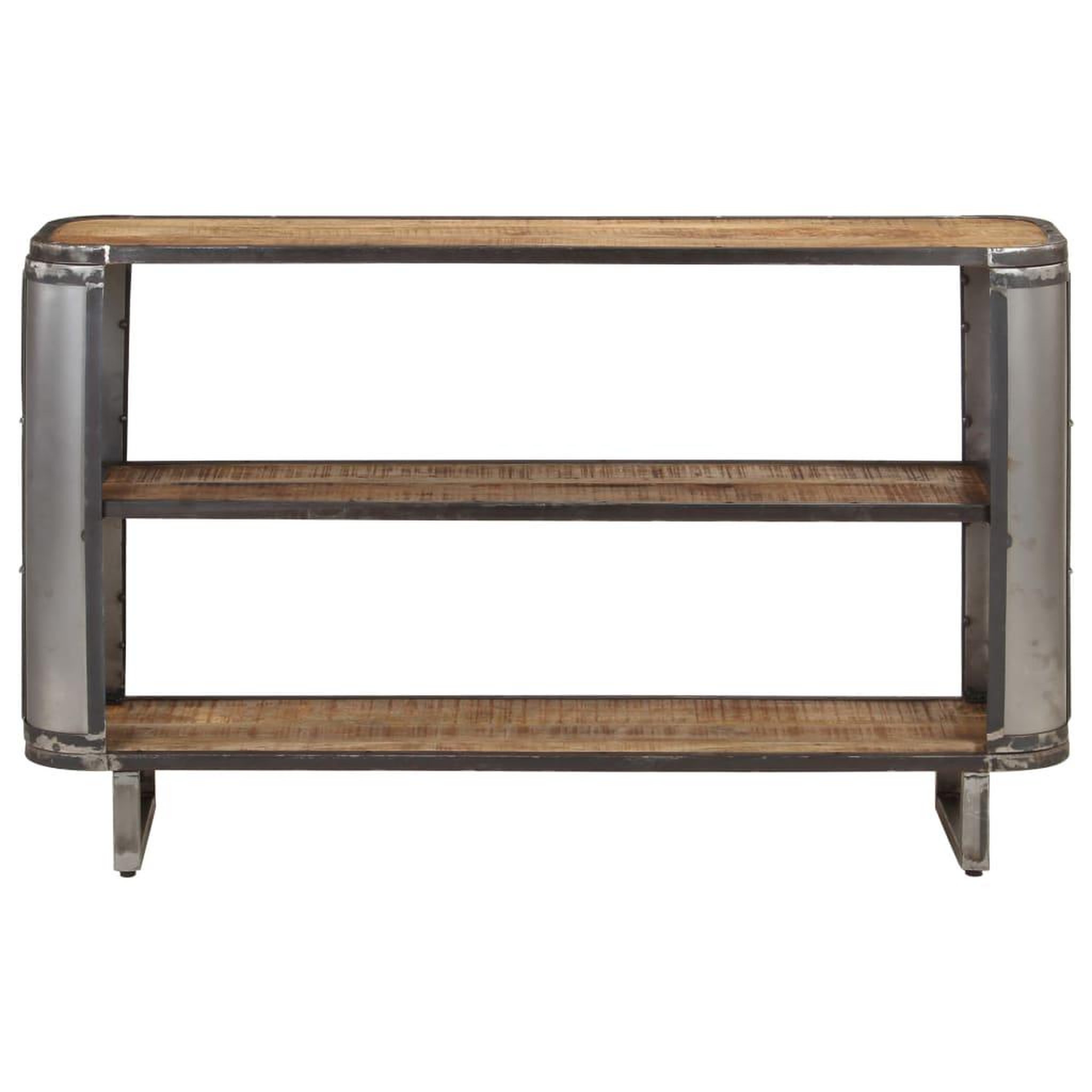 Voir la diapositive 2 : VIDAXL Buffet 120x30x73 cm Bois de manguier massif