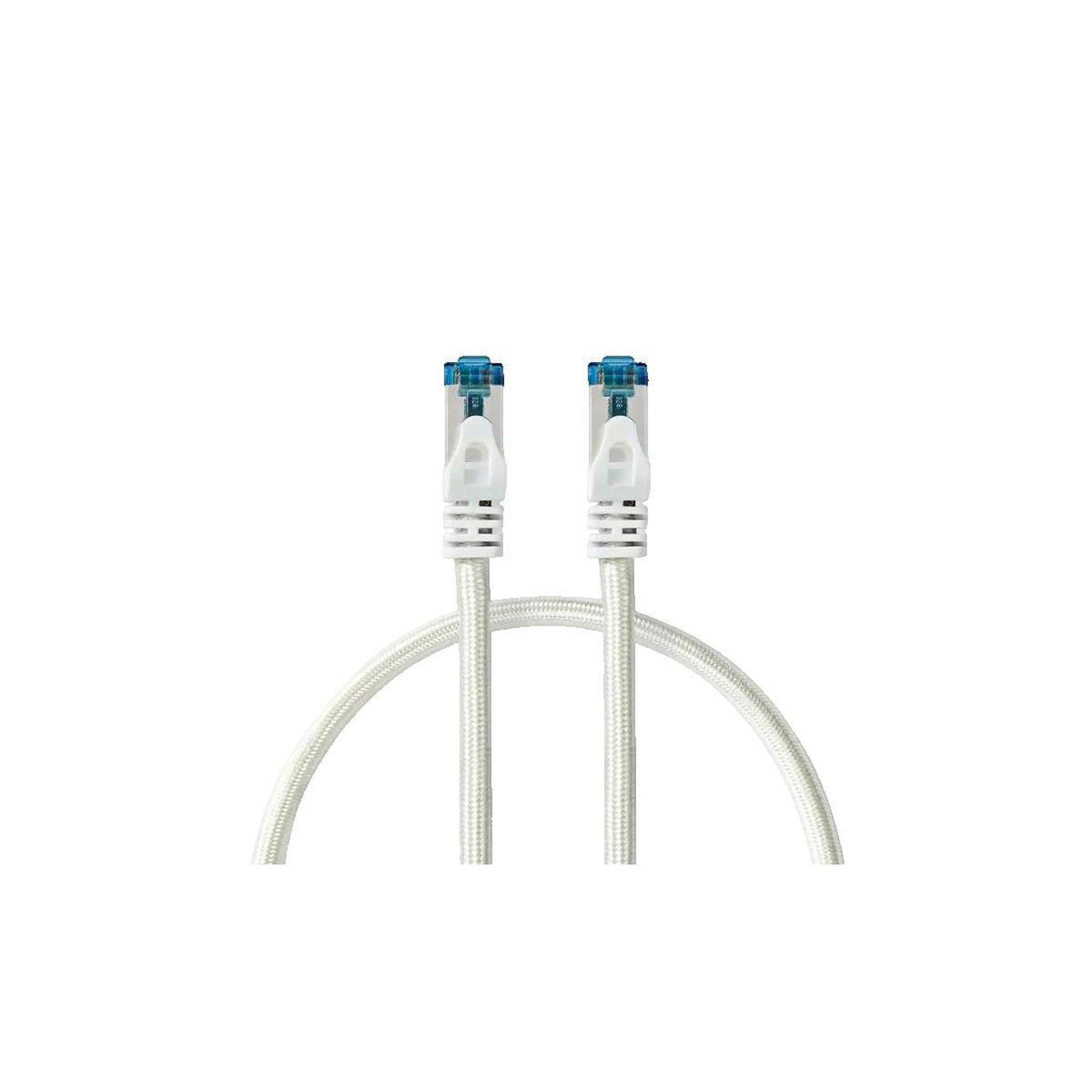 NEDIS Câble réseau Nedis Cat 6a S/FTP 1m Argent