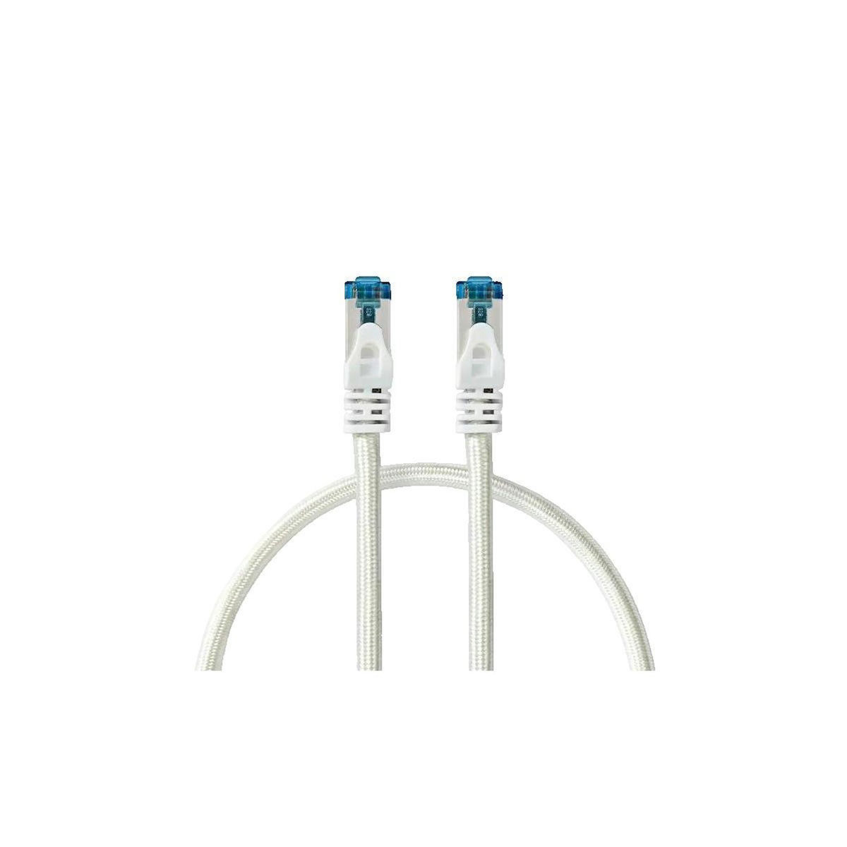 NEDIS Câble réseau Nedis Cat 6a S/FTP 1m Argent