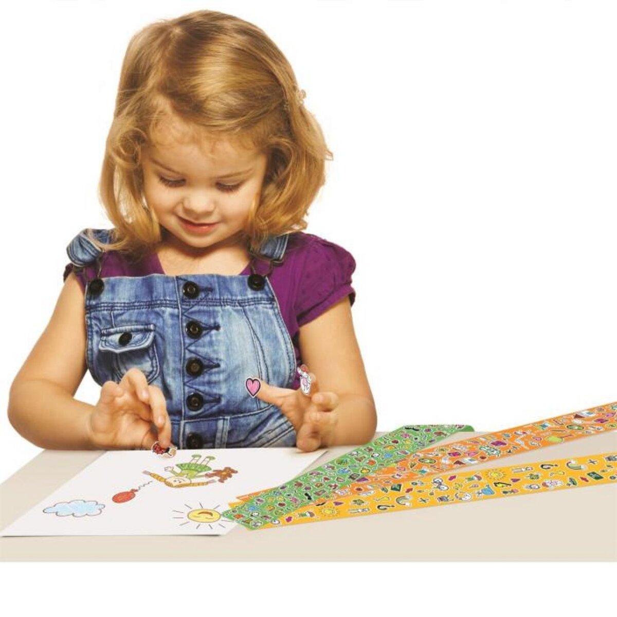 Paris Prix Coffret 1000 Autocollants  Ludiq  5cm Multicolore