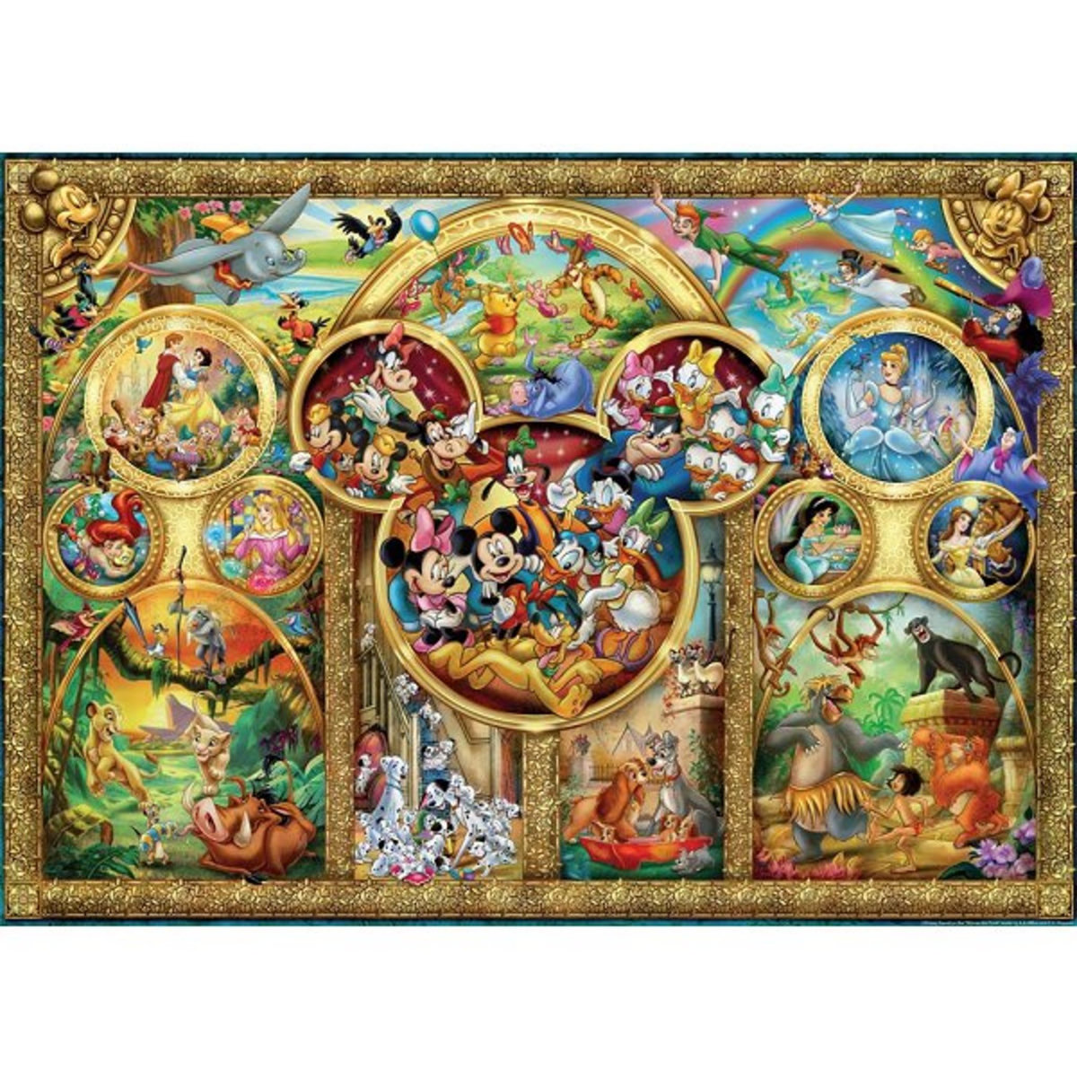 RAVENSBURGER Puzzle 500 pièces - Famille Disney