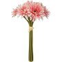 ATMOSPHERA Bouquet artificiel Gerbera - H. 26 cm - Rose