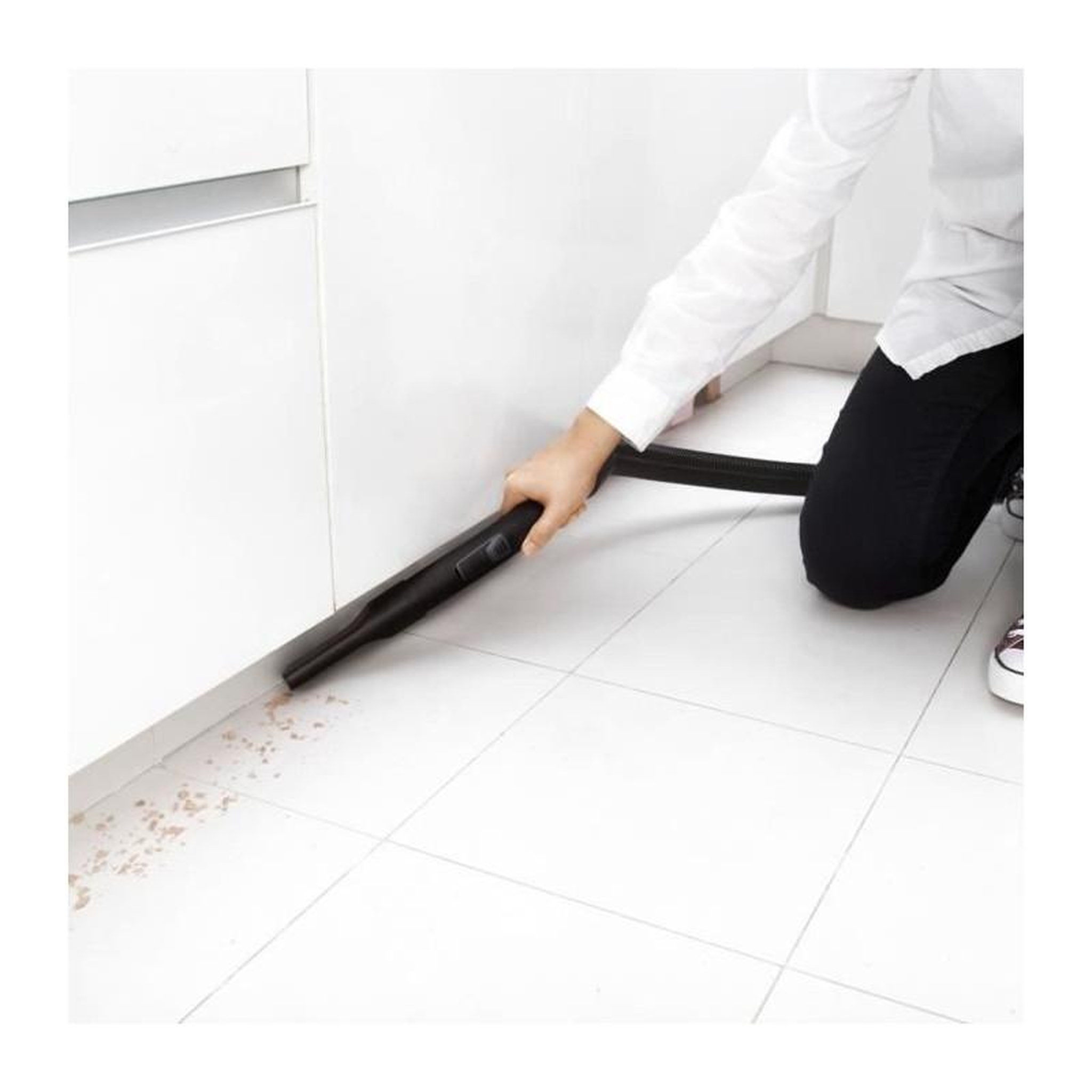 Voir la diapositive 4 : KÃ¤rcher NEW KARCHER VC 2 - Aspirateur traineau - 700 W - Filtre HEPA 13 - 76 dB - Flexible d'aspiration 1,5 m avec poignée incurvée