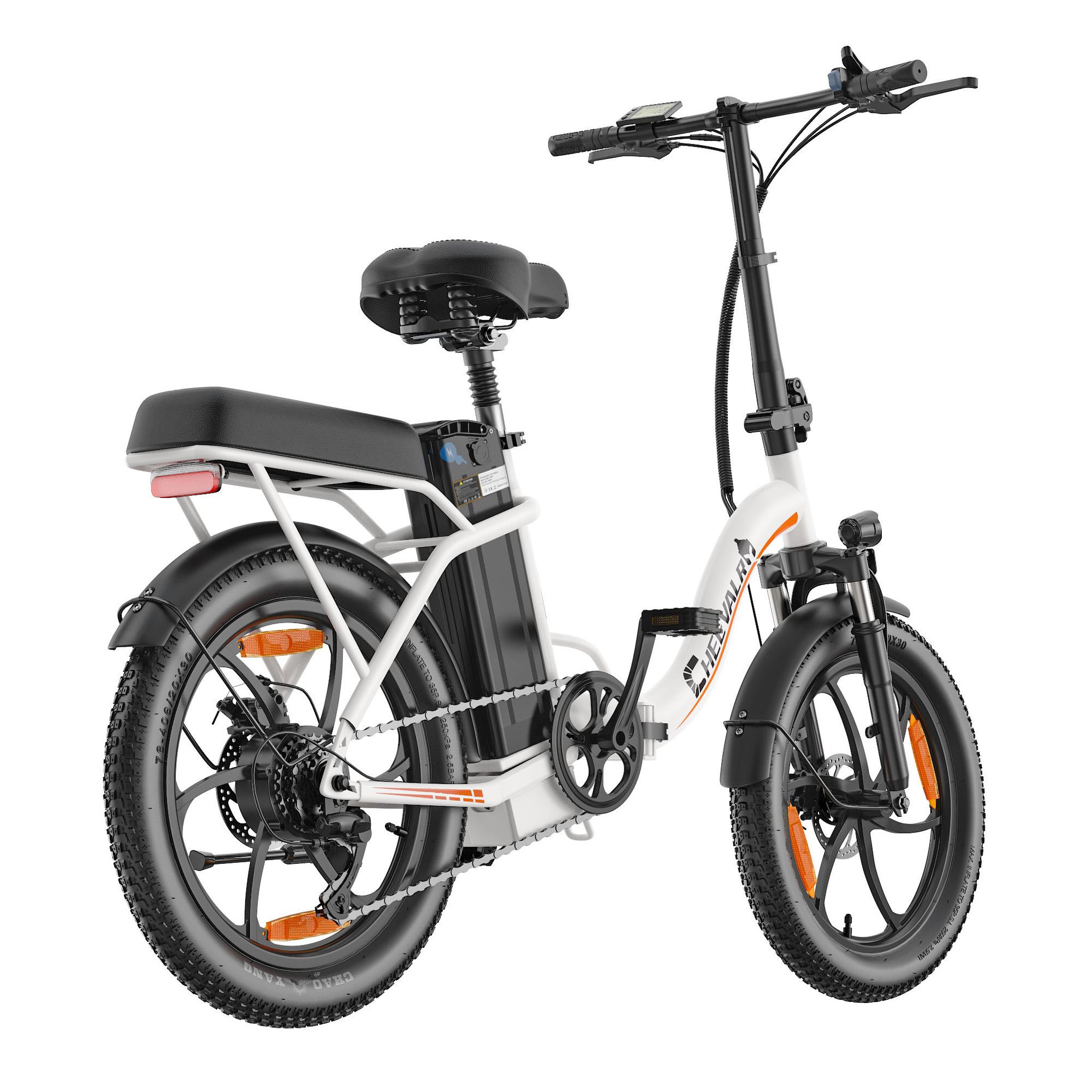 Voir la diapositive 4 : CHEEVALRY Vélo électrique pliant CHEEVALRY C16-1