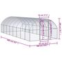 Voir la diapositive 6 : VIDAXL Poulailler d'exterieur 3x8x2 m Acier galvanise