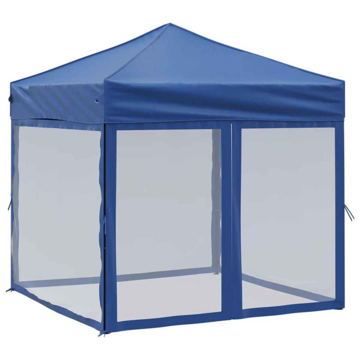 VIDAXL Tente de reception pliable avec parois Bleu 2x2 m