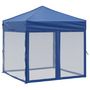 Voir la diapositive 2 : VIDAXL Tente de reception pliable avec parois Bleu 2x2 m