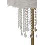 Voir la diapositive 2 : Paris Prix Lampadaire Imitation Plume  Diamon  165cm Or & Blanc