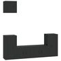 Voir la diapositive 2 : VIDAXL Ensemble de meubles TV 5 pcs Noir Bois d'ingenierie