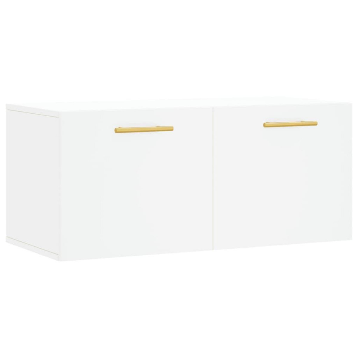 VIDAXL Armoire murale blanc 80x36,5x35 cm bois d'ingenierie