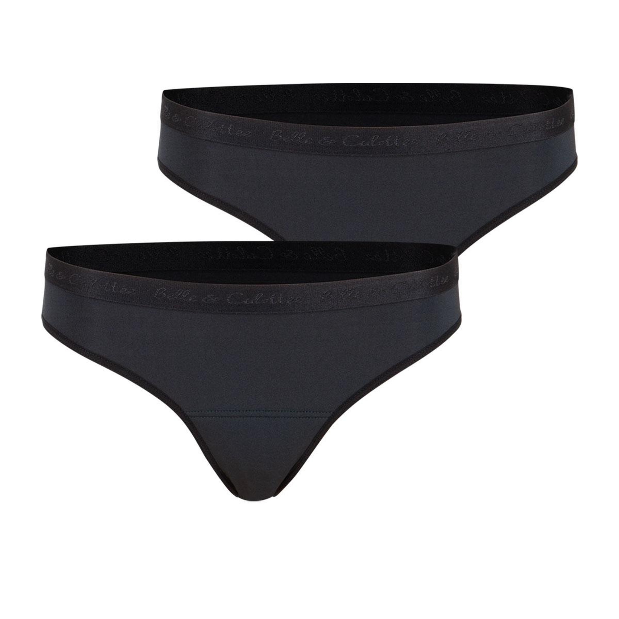 Voir la diapositive 1 : Athena Lot de 2 slips pour les règles femme Micro recyclée Secret