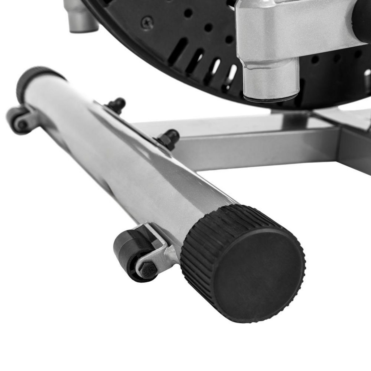 tectake Vélo elliptique avec écran lCD, cross trainer, home trainer 2-en-1 réglable noir