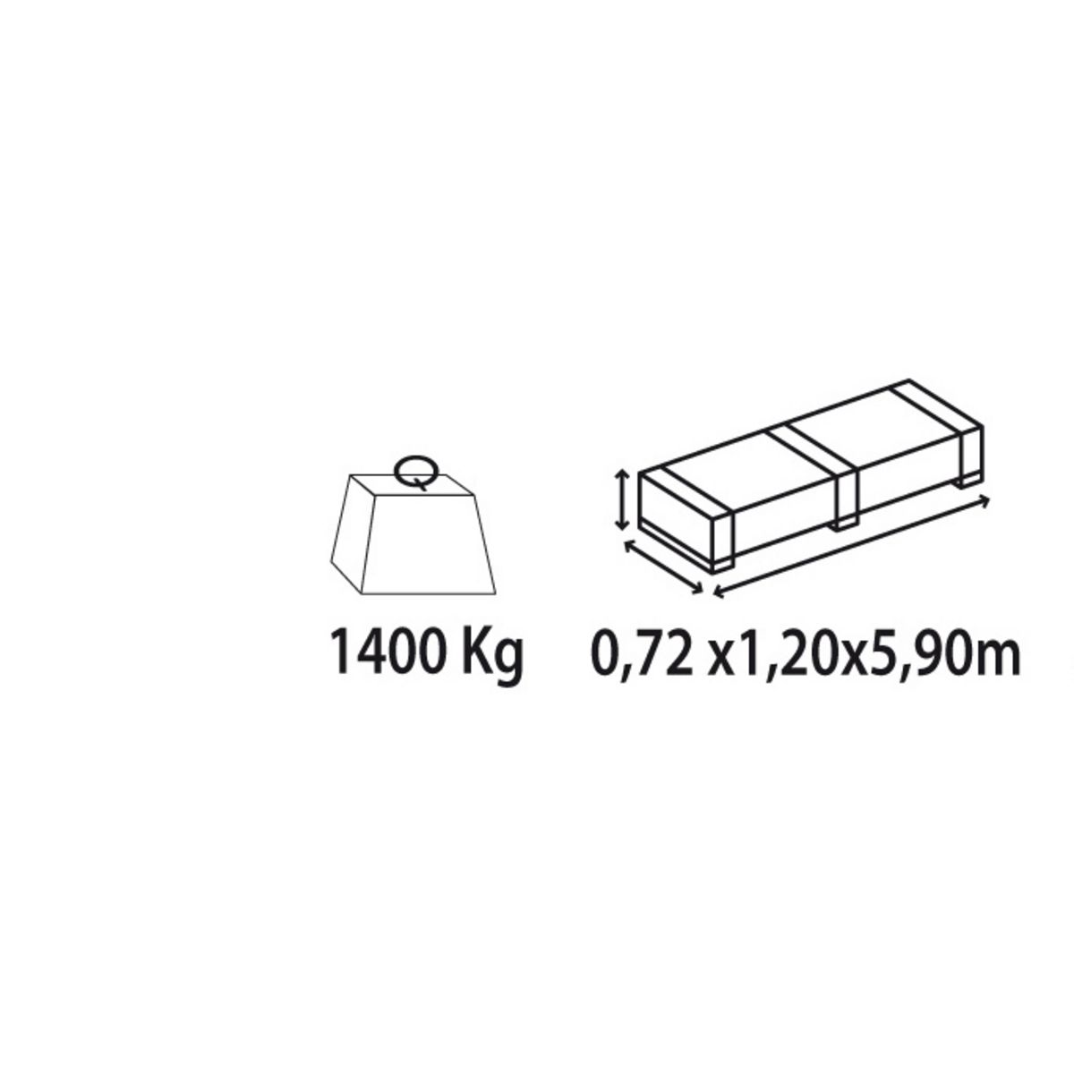 Carport bois 2 voitures toit plat avec remise de 10m²