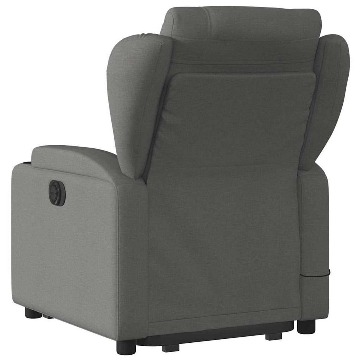 VIDAXL Fauteuil de massage inclinable Gris fonce Tissu