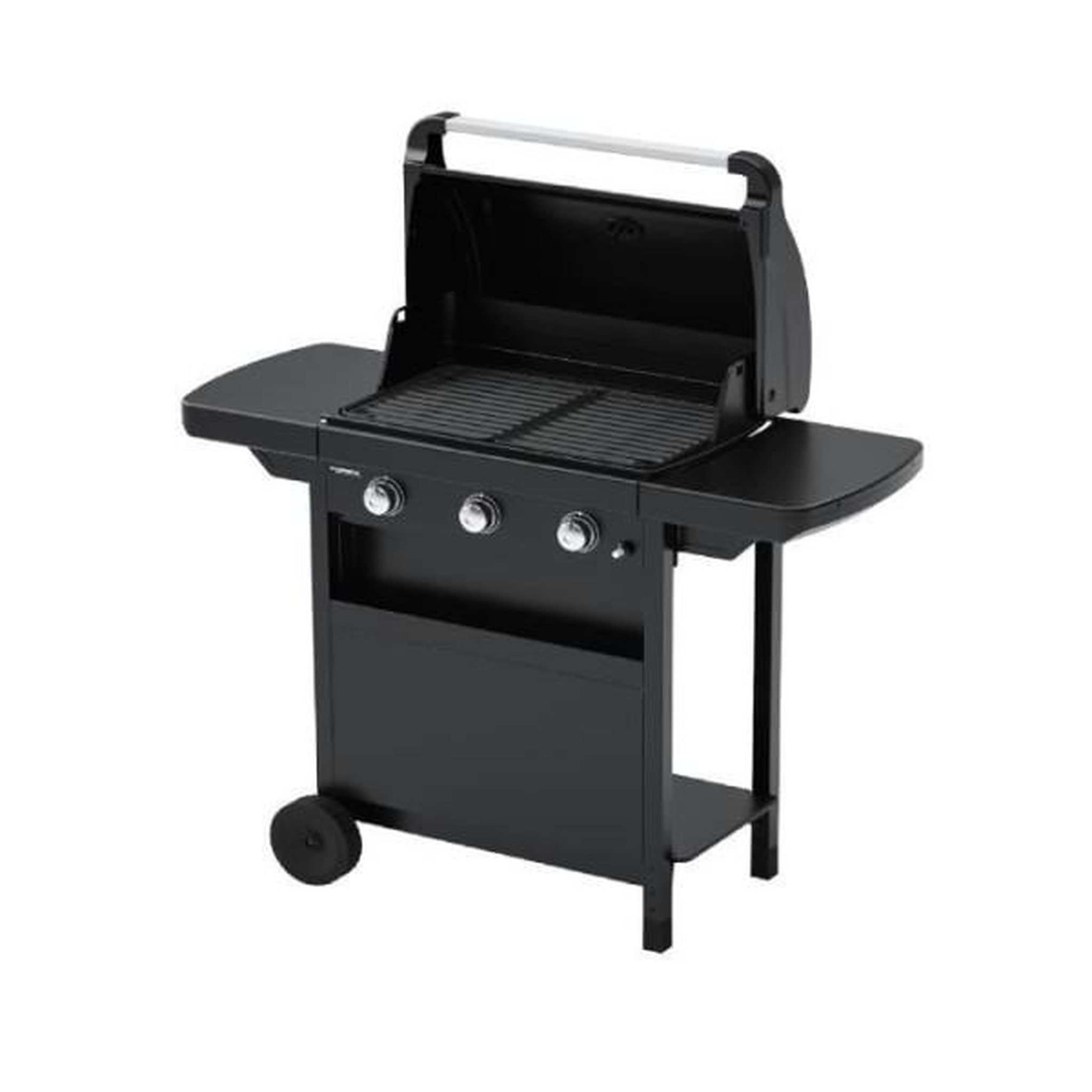 Voir la diapositive 1 : AAAAA CAMPING GAZ - Barbecue gaz CLASS 3L COMPACT 3 brûleurs en acier - Surface de cuisson 60x35 cm - L 124 x P 55 x H 109 cm