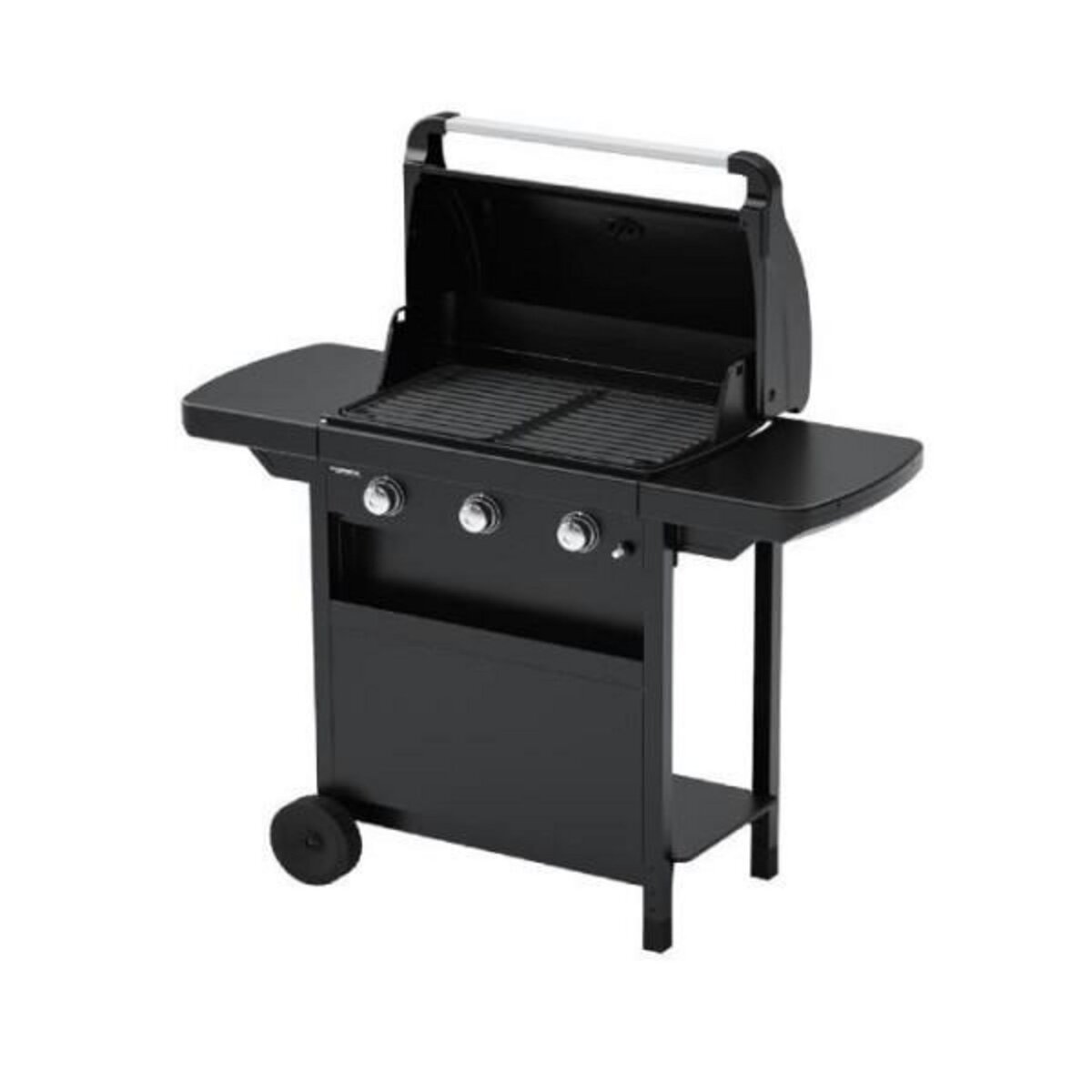 AAAAA CAMPING GAZ - Barbecue gaz CLASS 3L COMPACT 3 brûleurs en acier - Surface de cuisson 60x35 cm - L 124 x P 55 x H 109 cm