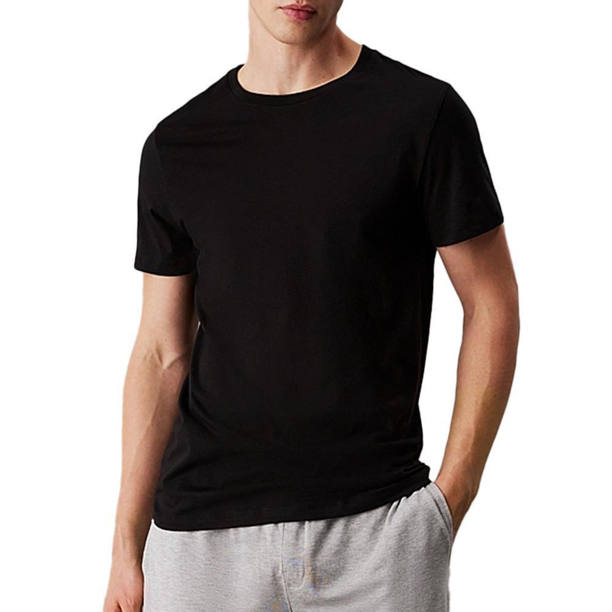 Voir la diapositive 2 : CALVIN KLEIN JEANS Lot de 3 T-Shirts Noir/Blanc/Gris Homme Calvin Klein Jeans LV00NB4051