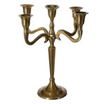 ATMOSPHERA Chandelier en Métal 5 Têtes  Aristo  27cm Or