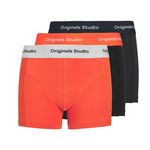 Jack & Jones 3x Boxers Noir/ Garçon Jack & JonesTerbro. Coloris disponibles : Orange
