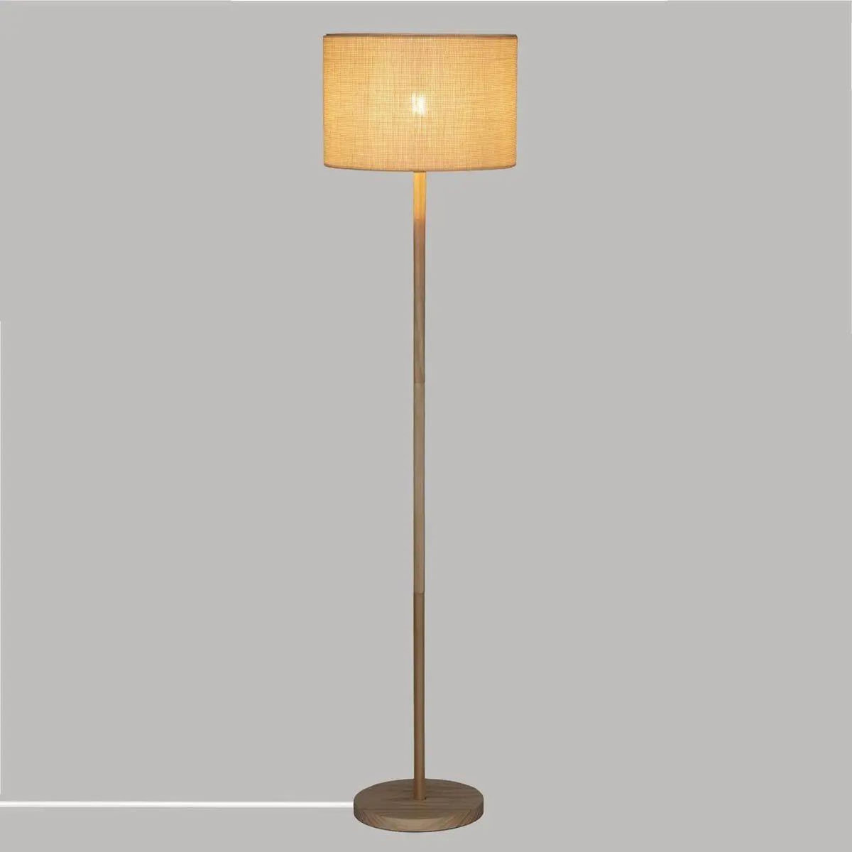 ATMOSPHERA Lampadaire Design en Bois  Della  149cm Beige