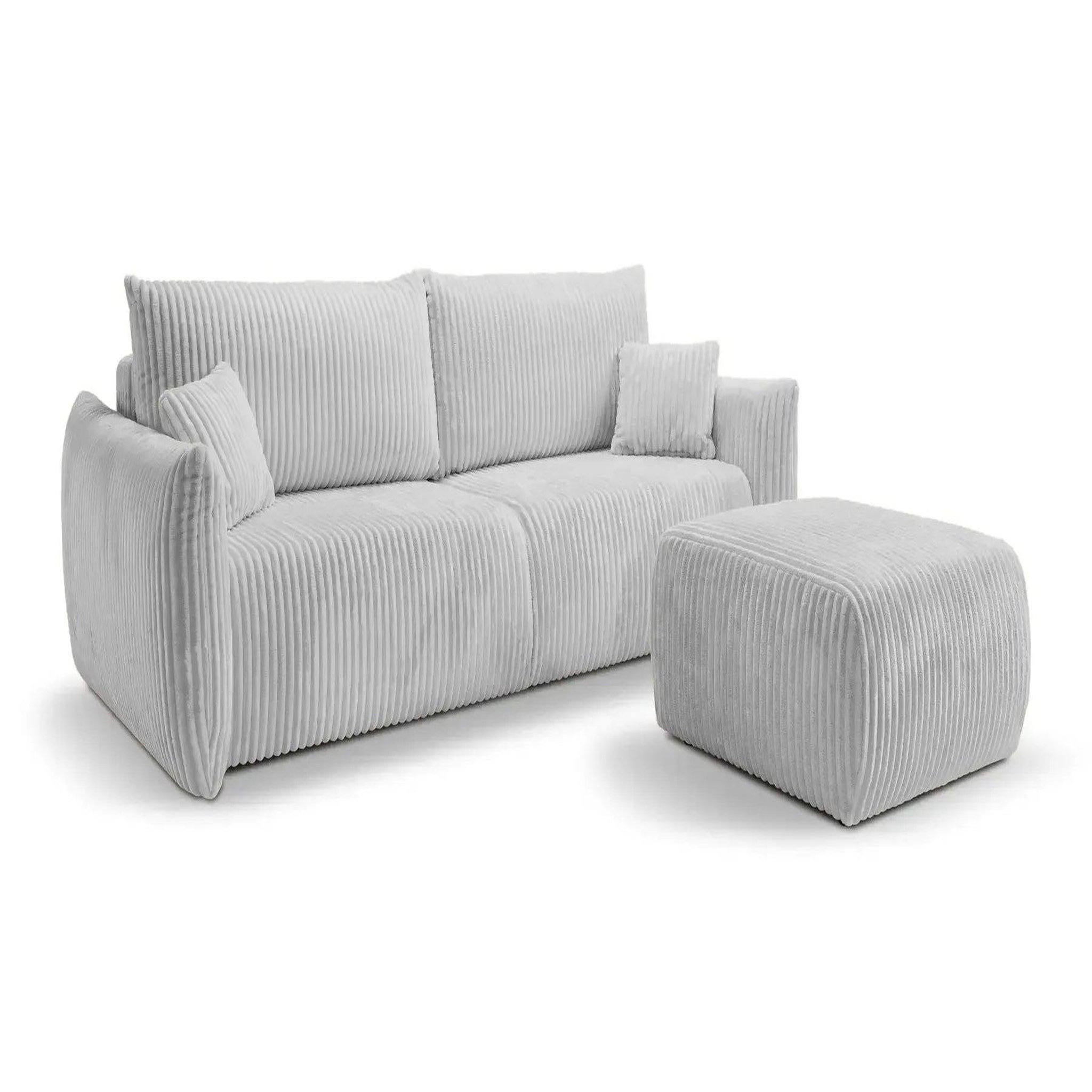 Voir la diapositive 6 : CASANOVA PARIS Elio - pouf velours côtelé