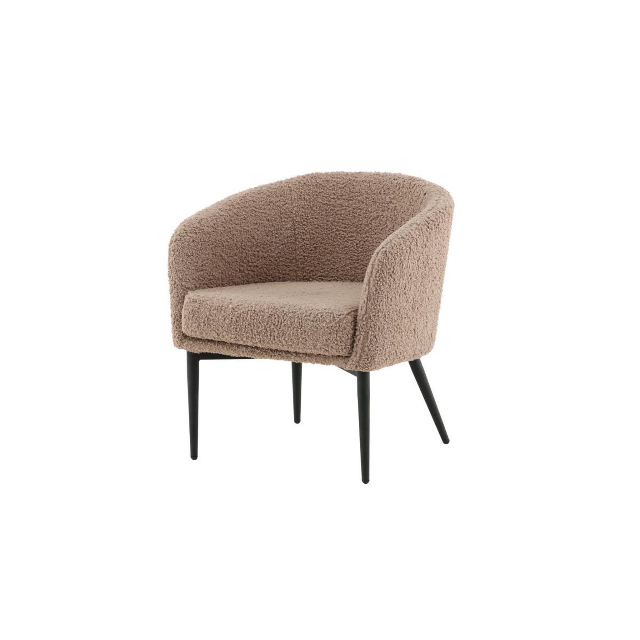 Voir la diapositive 5 : Paris Prix Fauteuil bouclette  fluffy  70cm marron