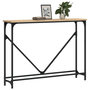 Voir la diapositive 3 : VIDAXL Table console chene sonoma 102x22,5x75 cm bois d'ingenierie