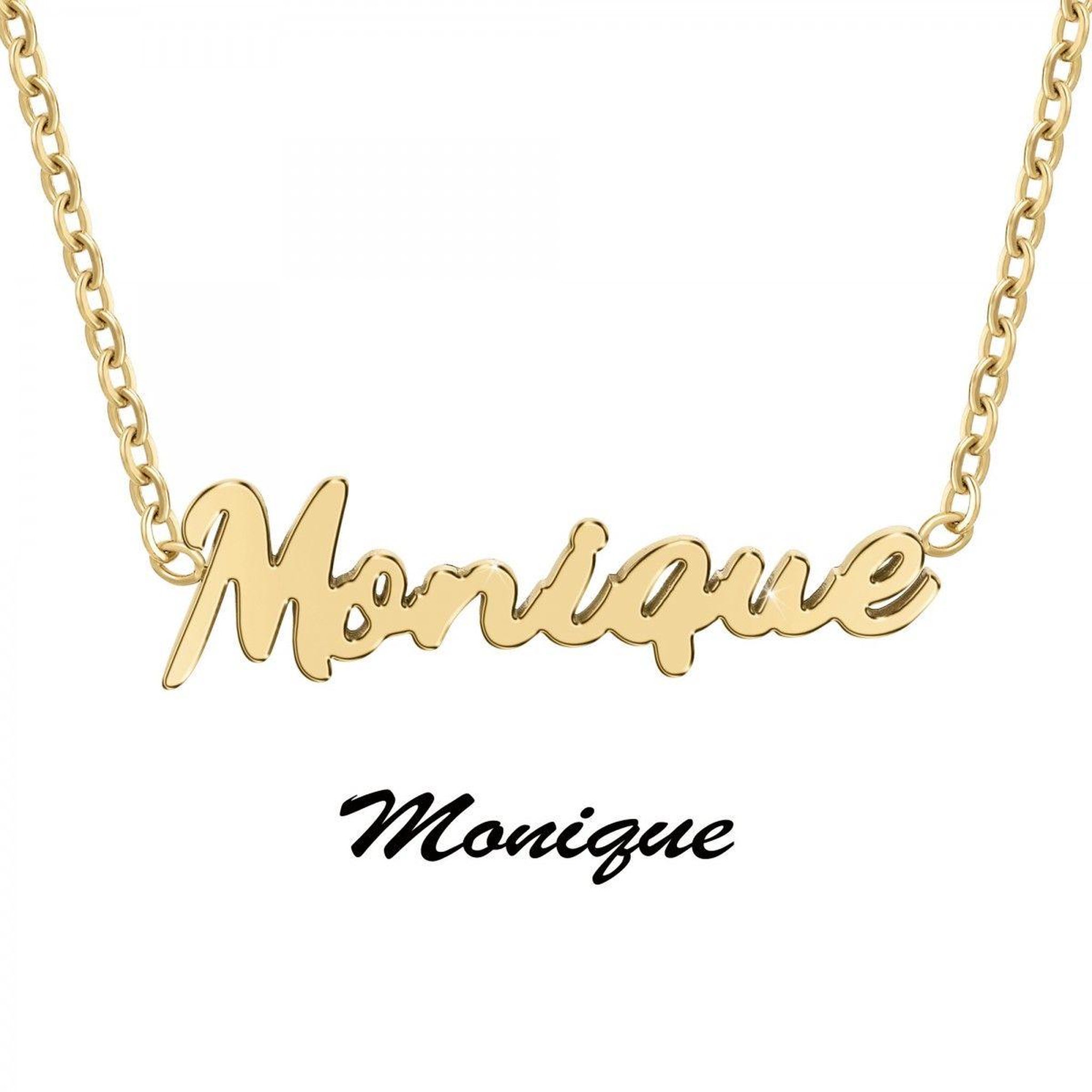 Voir la diapositive 3 : SC CRYSTAL Monique - Collier prénom