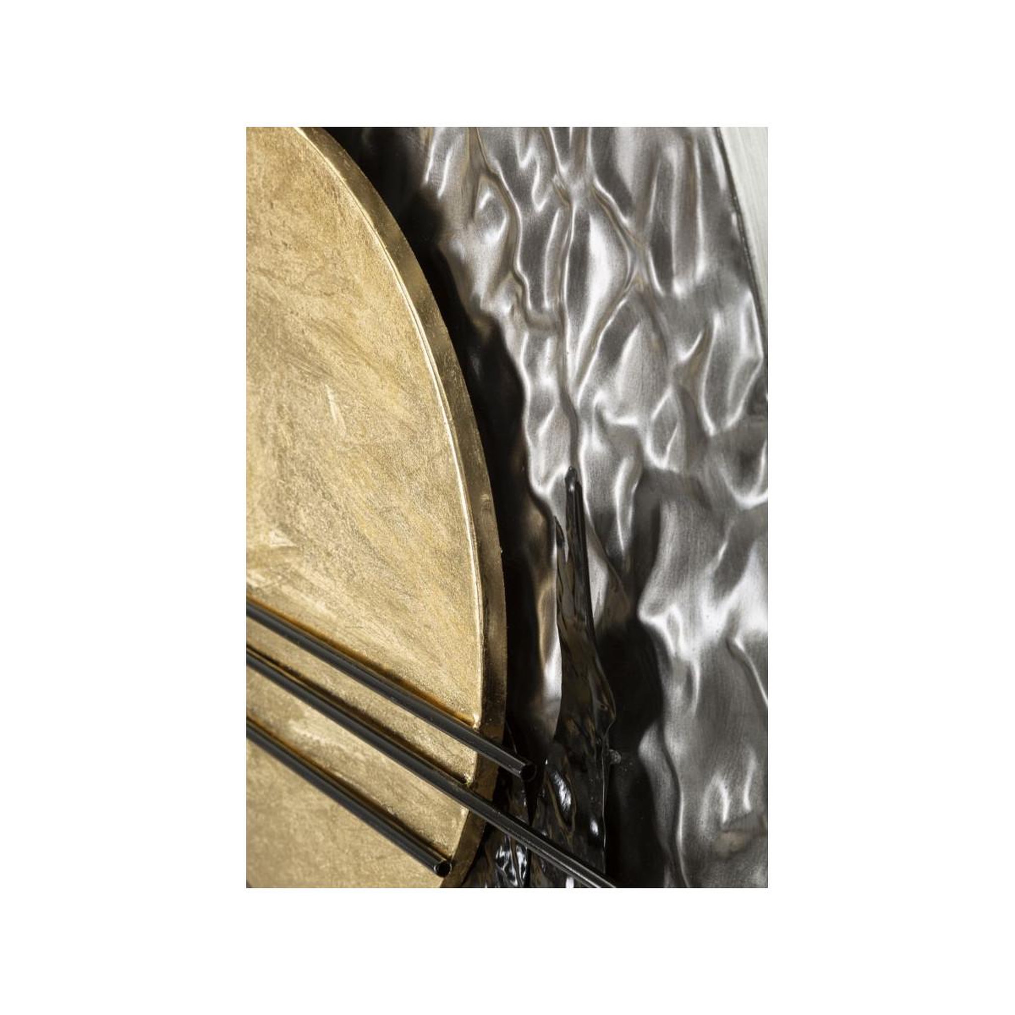 Voir la diapositive 2 : Paris Prix Déco murale en métal  cripton  78cm multicolore