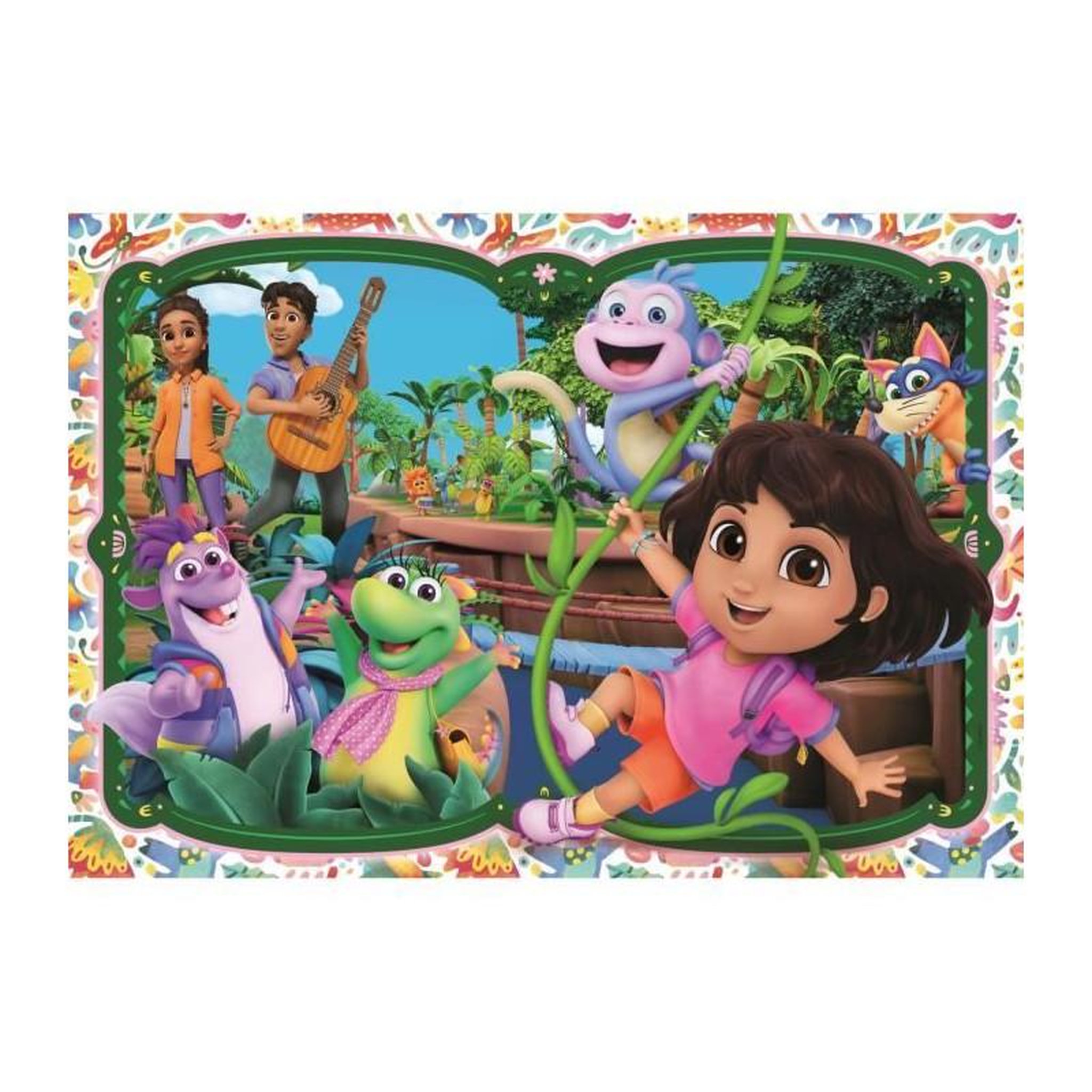 Voir la diapositive 2 : CLEMENTONI Puzzle 104 pièces Maxi Dora l’exploratrice – Enfant – Clementoni