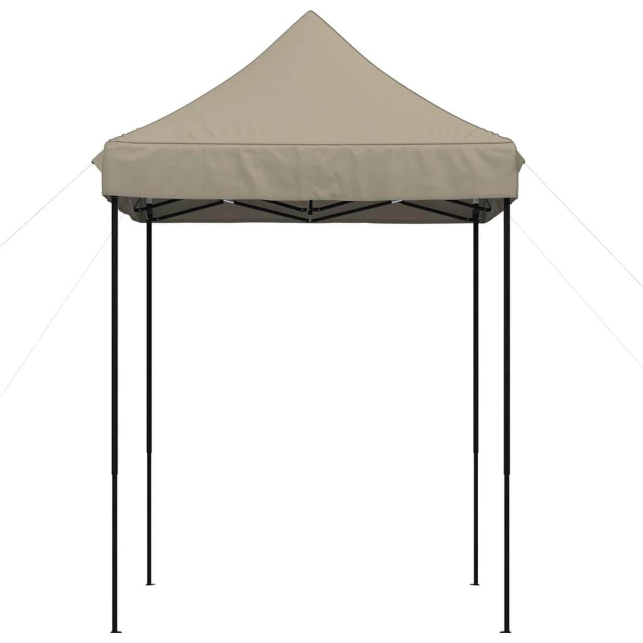 Voir la diapositive 3 : VIDAXL Tente de reception pliable escamotable taupe 200x200x306 cm
