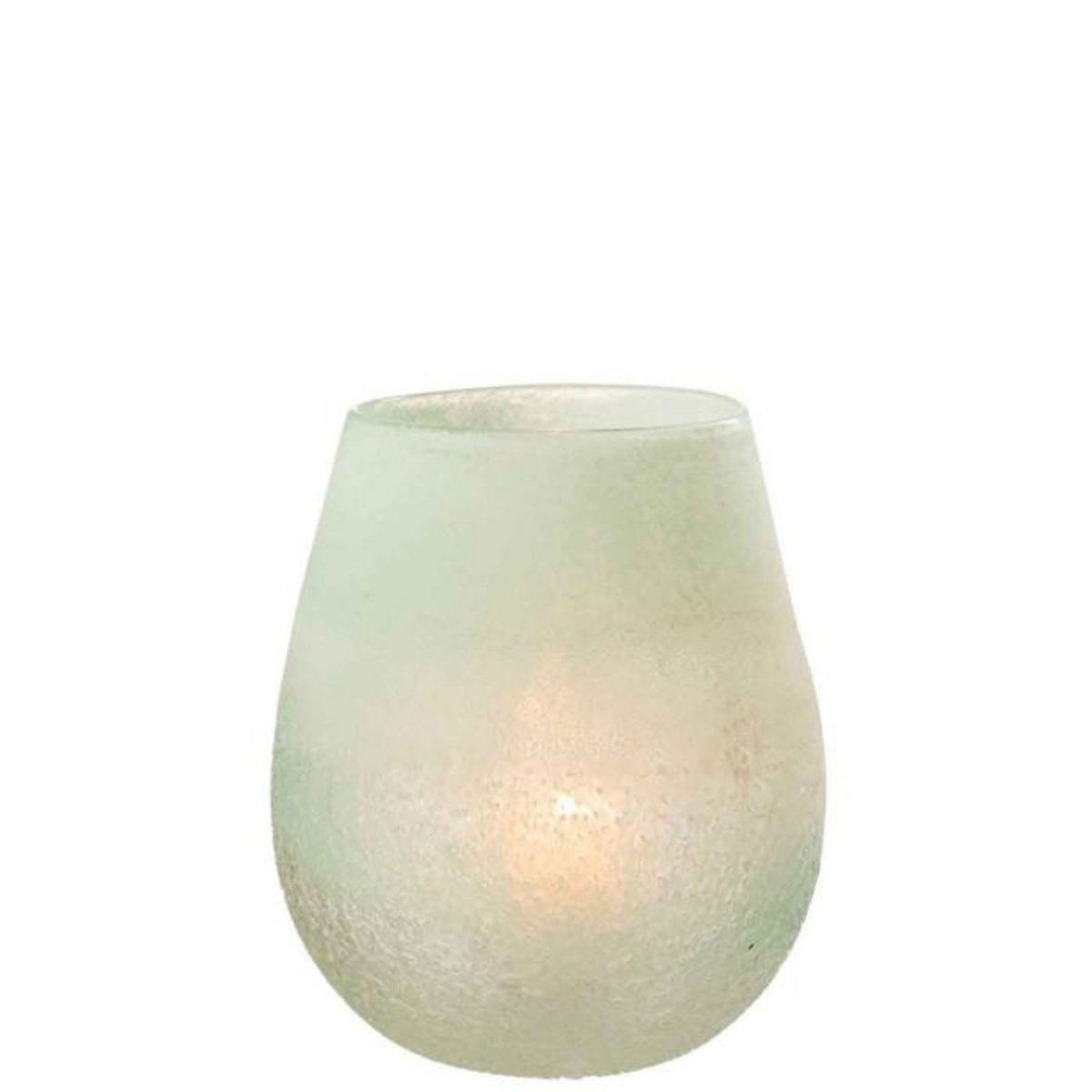 Paris Prix Photophore en Verre Design  Scavo  22cm Aqua