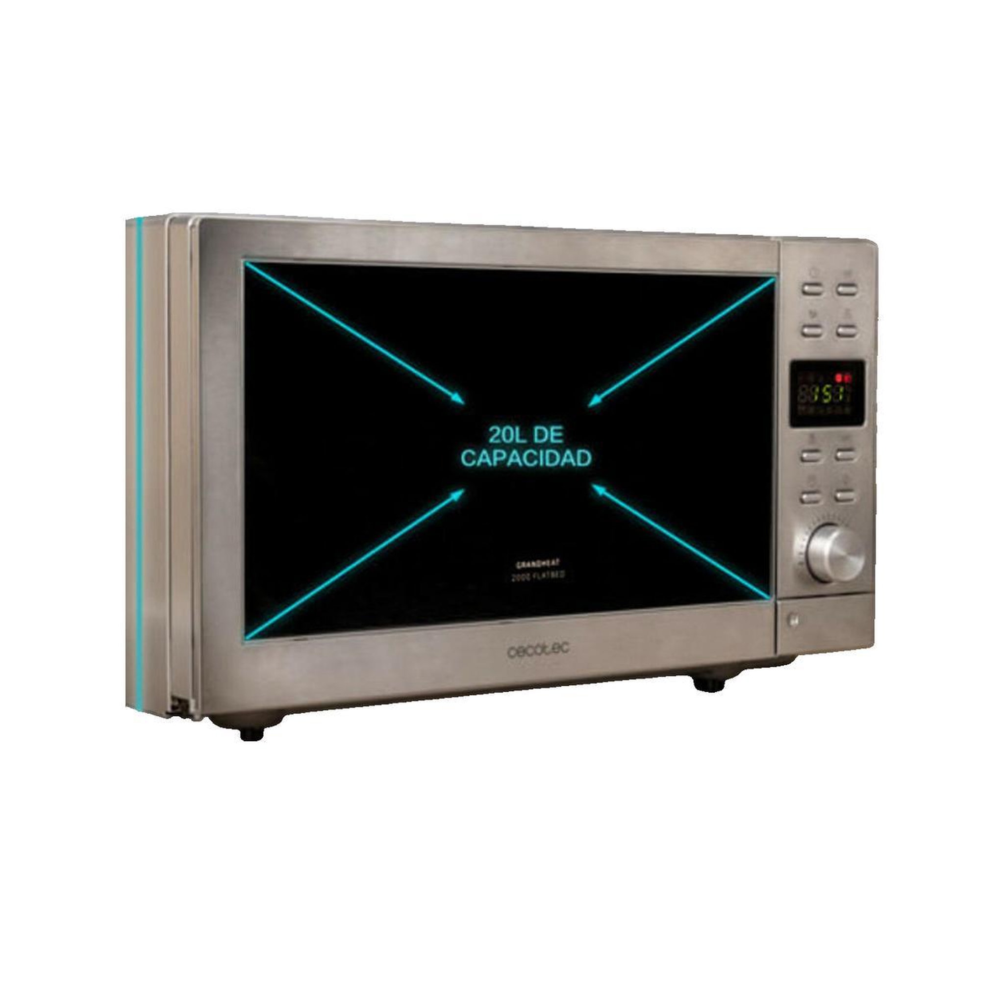 Voir la diapositive 3 : CECOTEC Micro-ondes combiné Cecotec 8435484013994 moderne noir