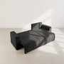 Voir la diapositive 6 : BEST MOBILIER Nicole - canapé d'angle réversible 5 places convertible avec coffre en tissu
