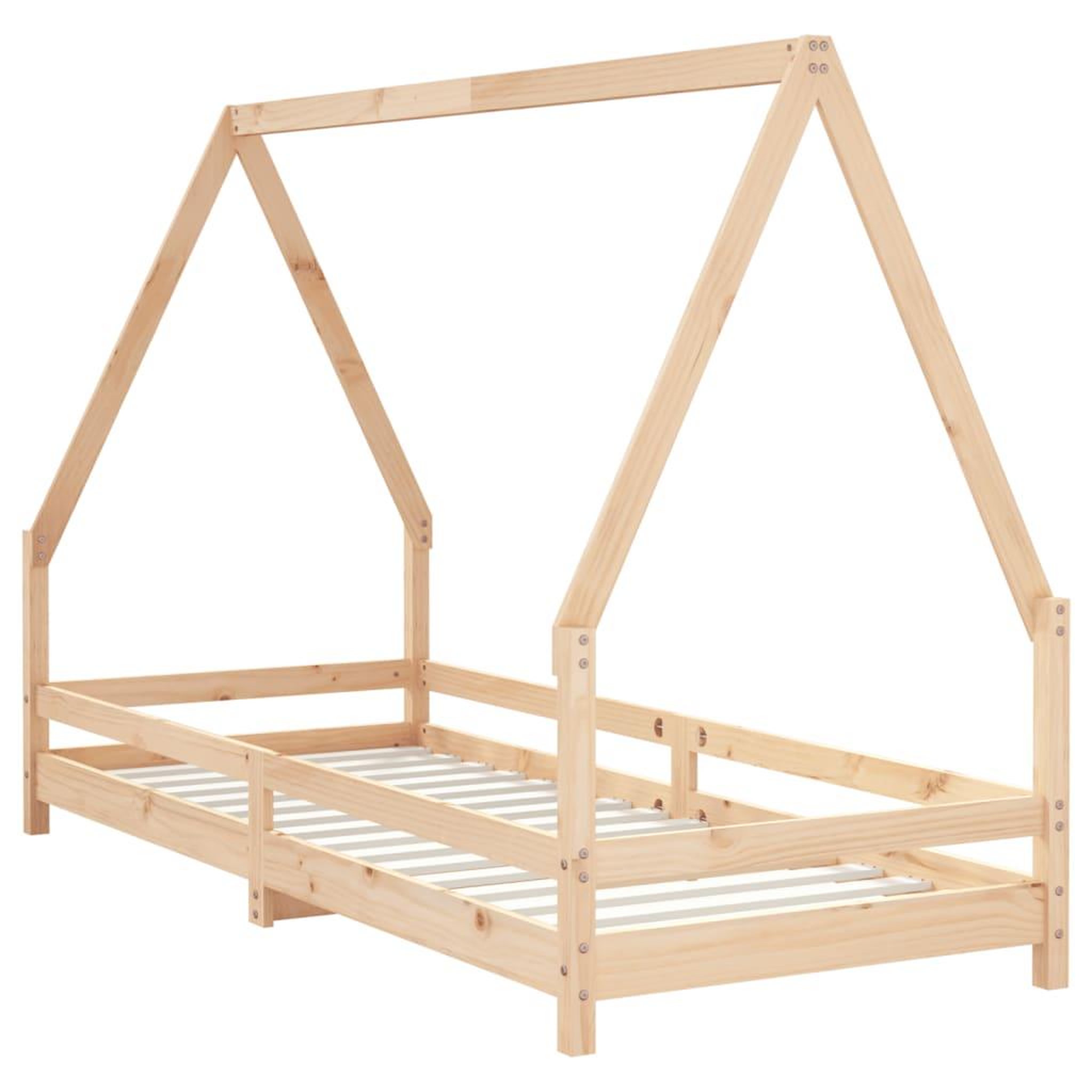 Voir la diapositive 3 : VIDAXL Cadre de lit pour enfants 90x200 cm bois de pin massif
