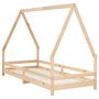 Voir la diapositive 3 : VIDAXL Cadre de lit pour enfants 90x200 cm bois de pin massif