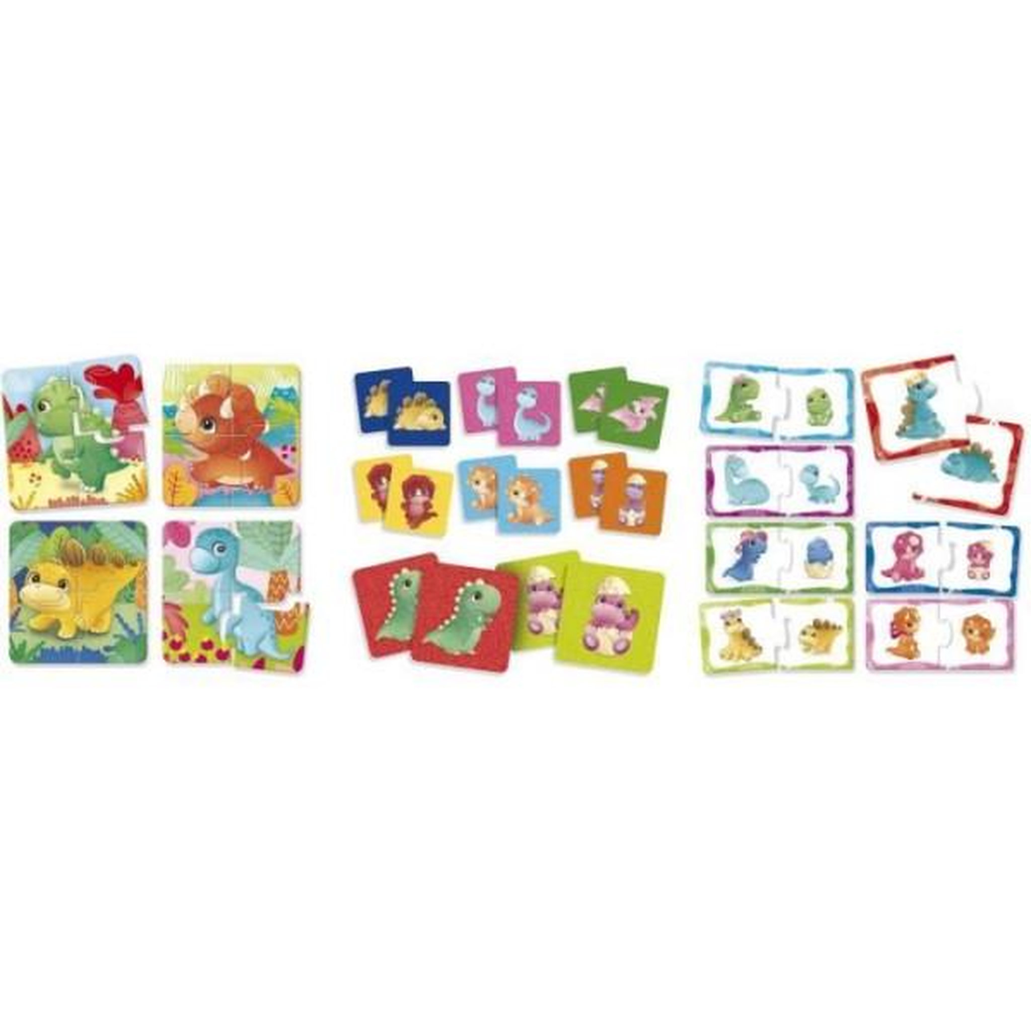 Voir la diapositive 2 : LISCIANI GIOCHI Dinoland - Jeux éducatifs - CAROTINA BABY - Puzzles, Mémo, Associations