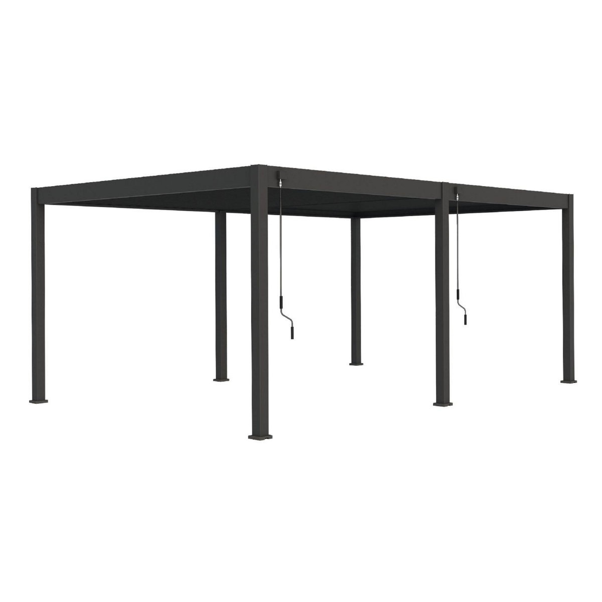 Pergola Bioclimatique autoportée 4x6 m - Aluminium - Anthracite - VS OmBREA®