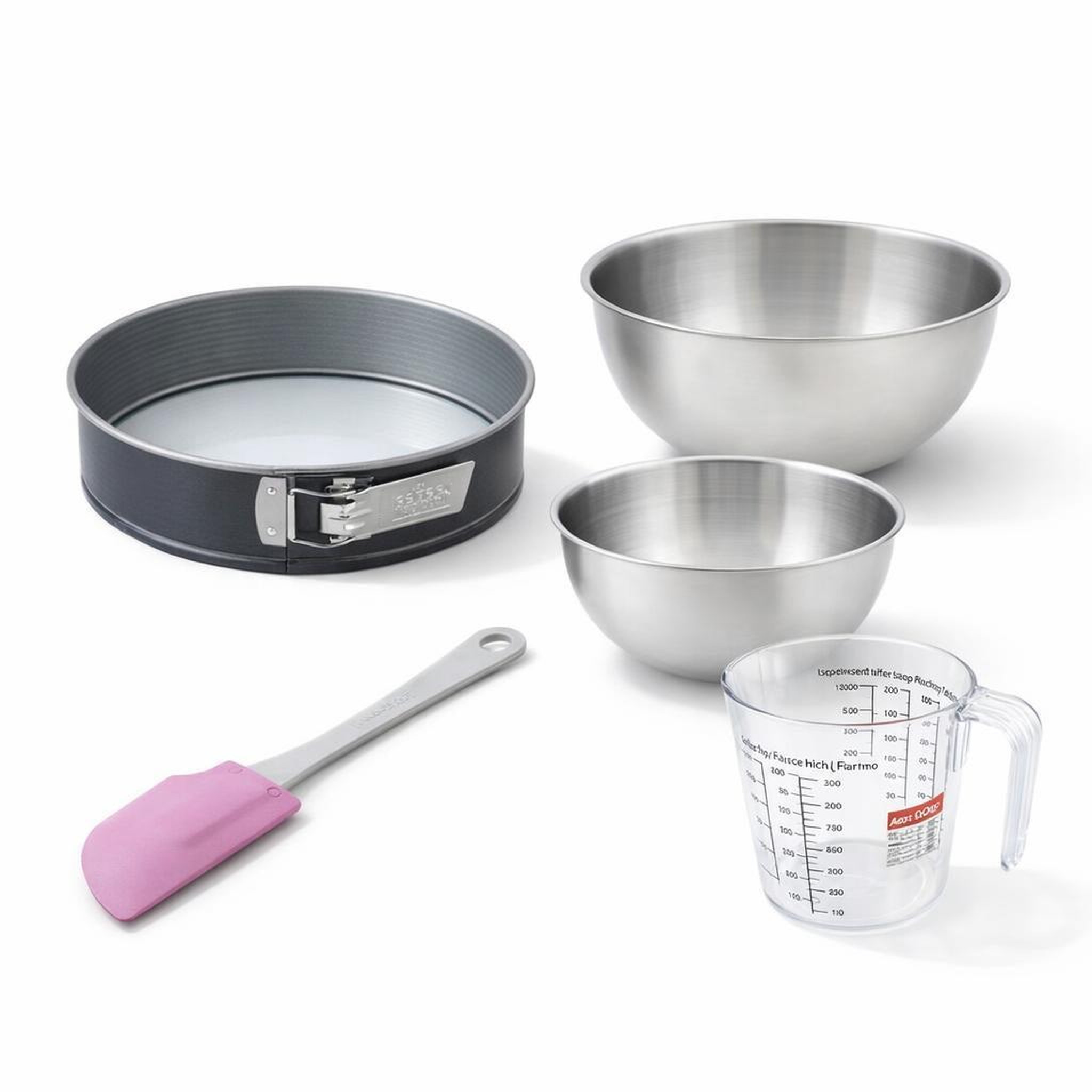 ZENKER Set de 5 ustensiles de pâtisserie moule à gâteaux bol spatule et verre doseur zenker energy