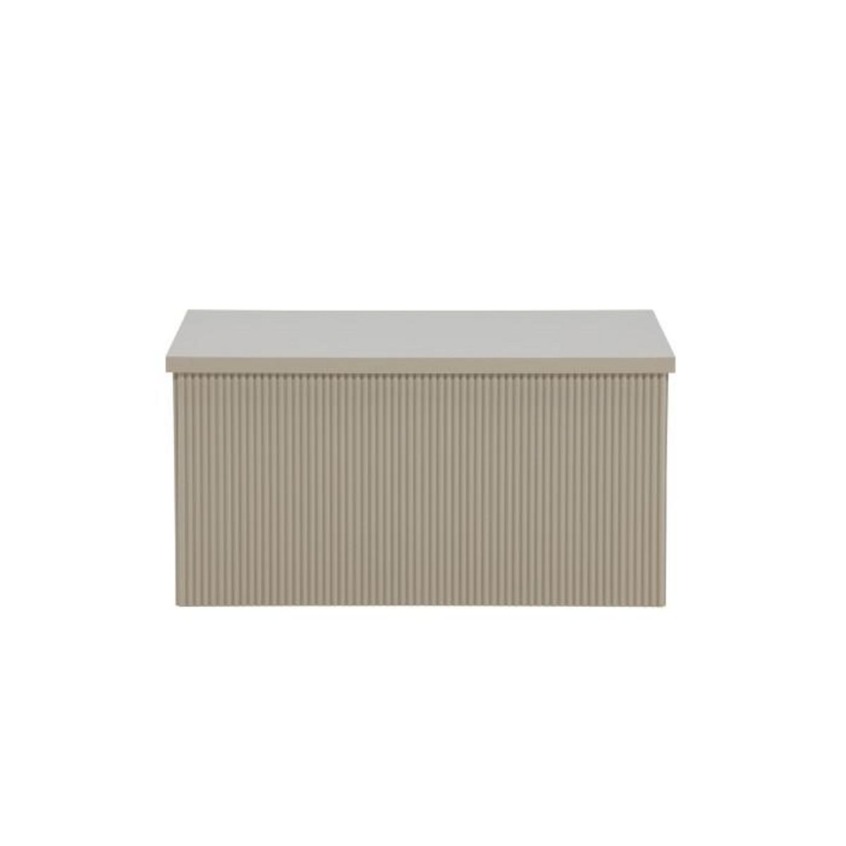 Paris Prix Table Basse Nervurée  Lenox  80cm Beige