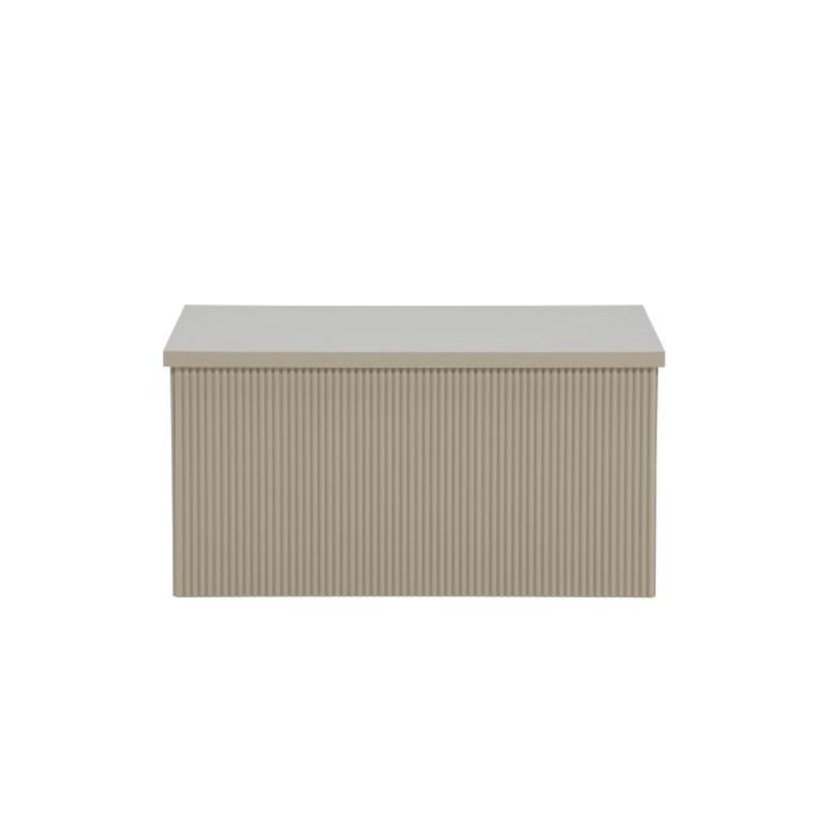 Paris Prix Table Basse Nervurée  Lenox  80cm Beige