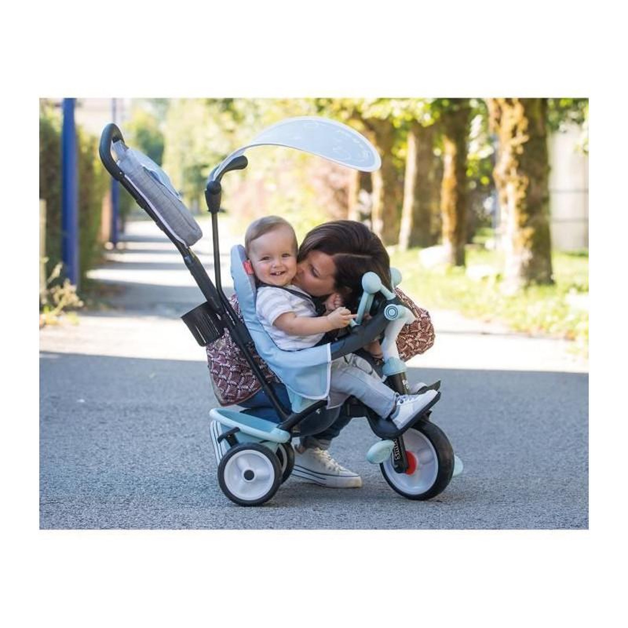 Voir la diapositive 2 : SMOBY Tricycle Baby Driver Plus Bleu - SMOBY