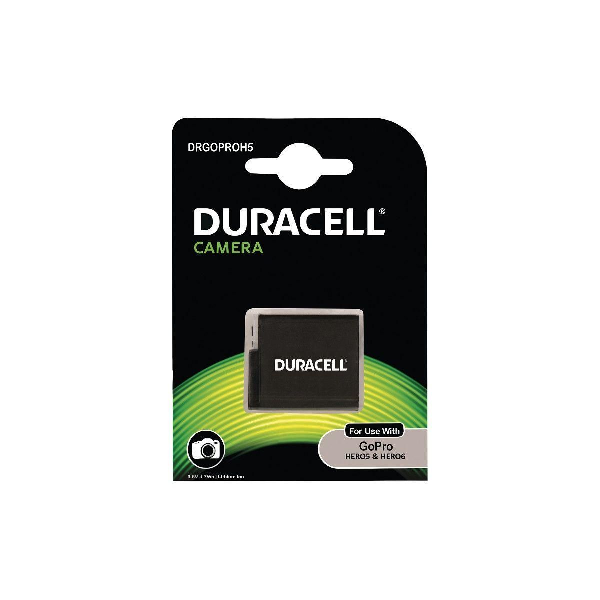 Duracell Batterie caméra sport pour Gopro Hero5 / Hero6 / Hero7 / Hero8