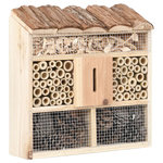 VIDAXL Hotel a insectes 30x10x30 cm Bois de sapin