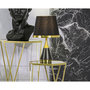 Voir la diapositive 5 : Paris Prix Lampe à Poser Design en Métal  Blacky  50cm Noir & Or